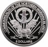 Купить Северные Марианские острова 5 долларов 2004 «Альберт Эйнштейн» монетовидный жетон