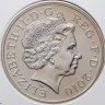 Купить Великобритания 5 фунтов (pounds) 2010 "350 лет восстановлению монархии" в коинкарте