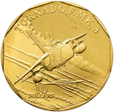 купить Маршалловы острова 10 долларов 1995 «Самолет Tornado F. Mk.3»