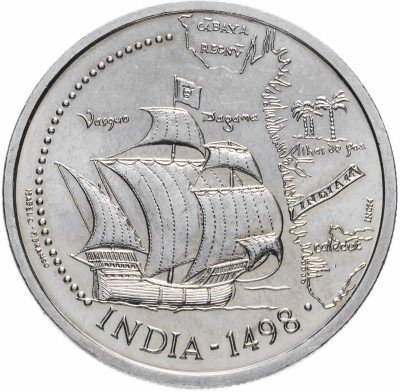 купить Португалия 200 эскудо (escudos) 1998 "Путешествие Васко да Гамы в Индию 1498 года - Индия"
