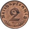 Купить Германия (Третий рейх) 2 рейхспфеннига (reichspfennig) 1939 B