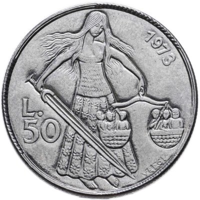 купить Сан-Марино 50 лир 1973