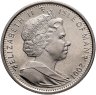 Купить Остров Мэн 1 крона (crown) 2001 "Кошки - сомалийская кошка"