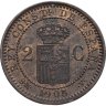 Купить Испания 2 сентимо (centimos) 1905