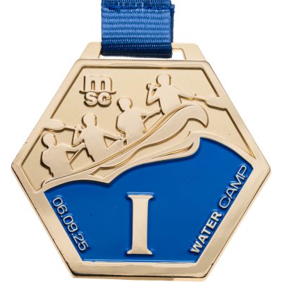 купить Медаль 1 место Гребля на байдарках Открытая вода