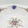 Купить Салатник с цветочным декором и фигурным краем, фарфор, деколь, золочение, Bohemia (Neurohlau), Чехословакия, 1970-1990 гг.