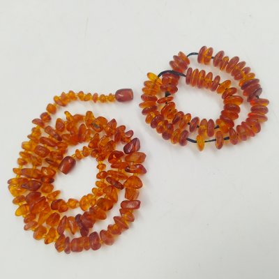 купить Набор винтажный из бус и браслета, янтарь, Россия, 1980-2000 гг.
