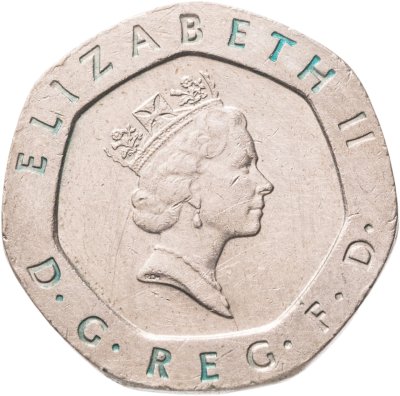 купить Великобритания 20 пенсов (pence) 1991