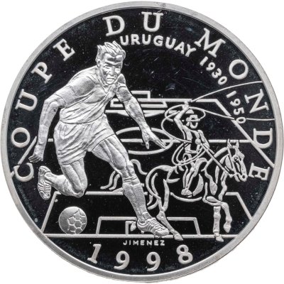 купить Франция 10 франков (francs) 1996 Чемпионат мира по футболу 1998 - Уругвай 1930, 1950