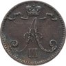 Купить 1 пенни (penni) 1883 монета для Финляндии