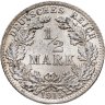Купить Германия 1/2 марки (mark) 1915 Знак монетного двора: "D" - Мюнхен в слабе Монетник. ру MS64