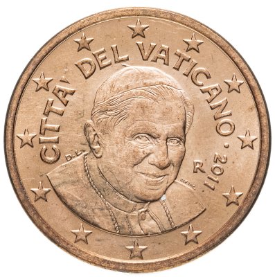 купить Ватикан 5 евроцентов 2011