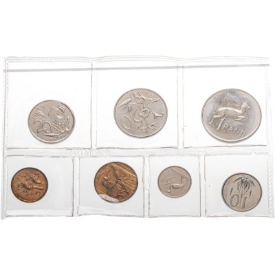 купить ЮАР годовой набор из 7 монет 1986, в запайке