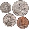 Купить Сингапур, набор монет 1967-1987 (4 штуки)