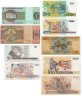 Купить Бразилия набор из 9 банкнот 1, 10, 50, 100, 200, 500, 1000, 10000 крузейро 1972-1990