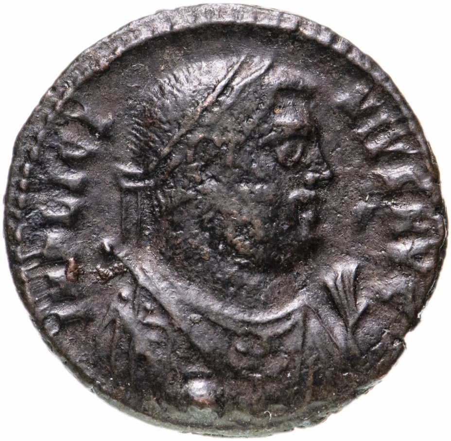 купить Римская Империя, Лициний I, 308-324 гг, фоллис (реверс: крепостная башня без дверей, с тремя зубцами)