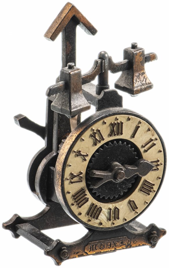 купить Точилка коллекционная "Часы", сплав металла, омеднение, Испания, 1970-1980 гг.