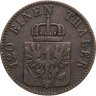 Купить Германия, Пруссия 3 пфеннига  1852