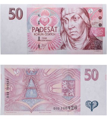 купить Чехия 50 крон 1997 год (Pick 17с)