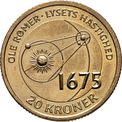 купить Дания 20 крон (kroner) 2013 "Датские ученые - Оле Кристенсен Рёмер"