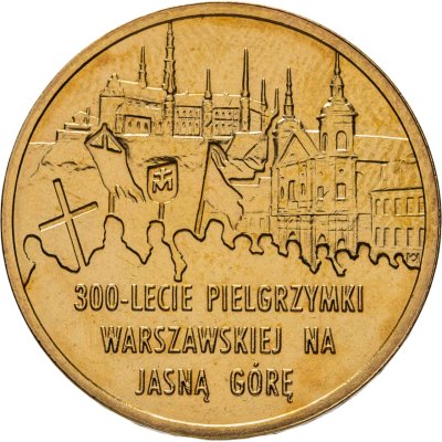 купить Польша 2 злотых 2011 "300 лет Варшавского Паломничества к Ясной Горе (300-lecie Pielgrzymki Warszawskiej na Jasną Górę)"