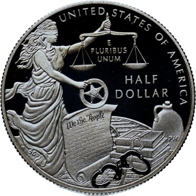 купить США 50 центов (1/2 доллара, half dollar) 2015 "225 лет Службе маршалов США", знак монетного двора: "S" - Сан-Франциско