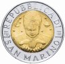 Купить Сан-Марино 500 лир 1996 Фридрих Гегель