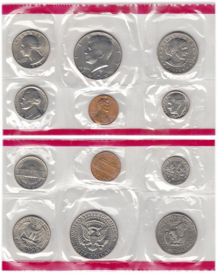 купить США годовой набор 1979 D (6 монет)