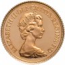 Купить Великобритания 1/2 соверена (sovereign) 1984, с портретом королевы Елизаветы