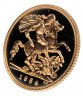 Купить Великобритания 1/2 соверена (sovereign) 1984, с портретом королевы Елизаветы