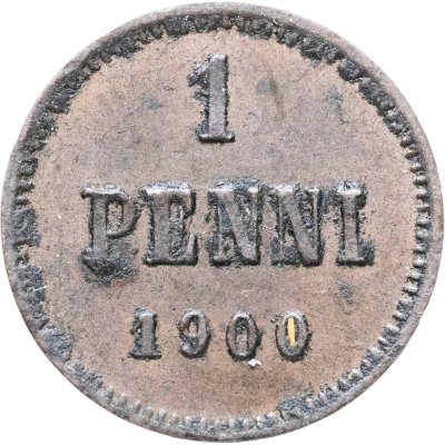 купить 1 пенни (penni) 1900 Российская Финляндия