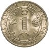 Купить Таджикистан 1 сомони 2007 800 лет со дня рождения Джалаладдина Руми