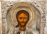 Купить Икона "Господь Вседержитель" в окладе, дерево, темпера, сплав металлов, Российская империя, 1890-1915 гг.