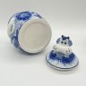 Купить Чайница "Бычок" с фигурной крышкой, фарфор, роспись, фарфор, роспись, Россия, 2000-2015 гг.