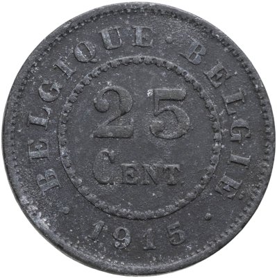 купить Бельгия 25 сантимов (centimes) 1915