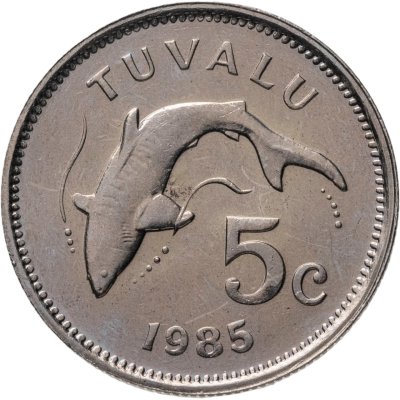 купить Тувалу 5 центов (cents) 1985
