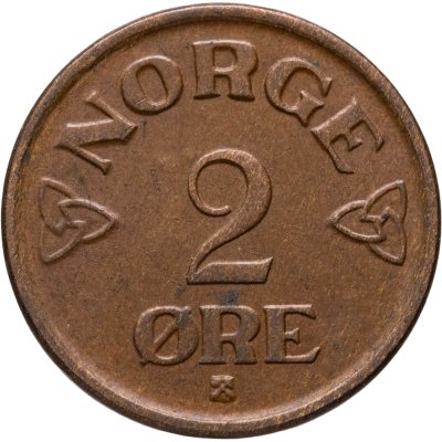 купить Норвегия 2 эре (ore) 1956