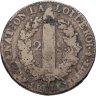 Купить Франция 2 соля 1791, 3 год республиканского календаря, Людовик XVI