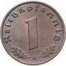 Купить Германия, Третий рейх 1 рейхспфенниг (reichspfennig) 1938 "А"