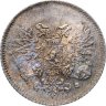 Купить 25 пенни (pennia) 1917 S гербовый орёл без корон, Российская Финляндия