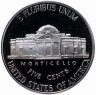 Купить США 5 центов (cents) 2009 S Proof Return to Monticello Jefferson Nickel (Джефферсон) знак монетного двора "S" - Сан-Франциско