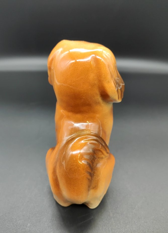 Статуэтка "Пекинес", фарфор, аэрография, Ленинградский фарфоровый завод ...