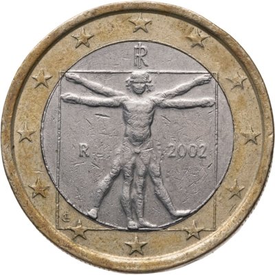 купить Италия 1 евро (euro) 2002