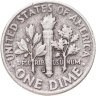 Купить США 10 центов (дайм, one dime) 1953 D Silver Roosevelt Dime (Рузвельт) знак монетного двора "D" - Денвер