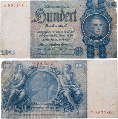 купить Германия 100 марок 1935