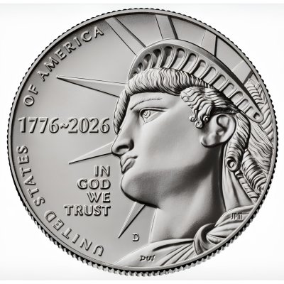 купить США 50 центов (1/2 доллара, half dollar) 2026 250 лет независимости США