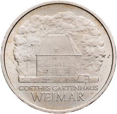 купить Германия (ГДР) 5 марок 1982 "150 лет со дня смерти Иоганна Вольфганга фон Гёте"