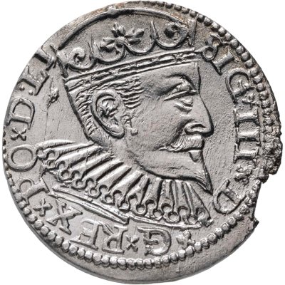 купить Речь Посполитая, Ливония 3 гроша 1597 Сигизмунд III