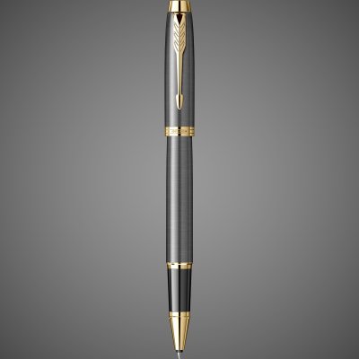 купить Ручка-роллер Parker IM Premium Grey Core GT Fblack в подарочной коробке, Металлы: нержавеющая сталь, пластик, 2026 г.