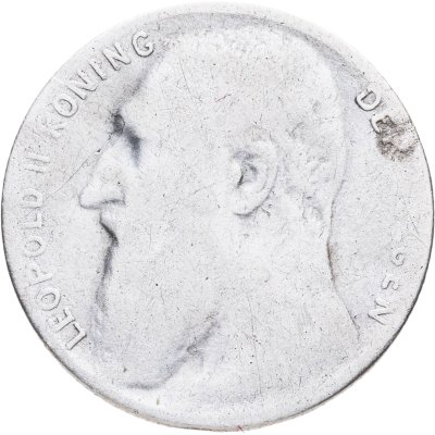 купить Бельгия 50 сантимов (centimes) 1901 Надпись на голландском - 'DER BELGEN'